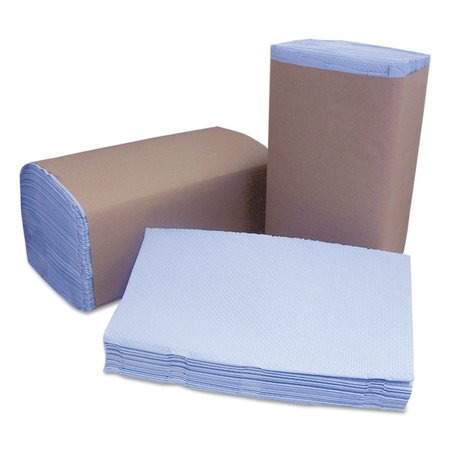 Cascades Pro Towels & Wipes, Blue, Pack, Paper, 2; 168 Wipes, 10.25" x 9.25", 12 PK W120
